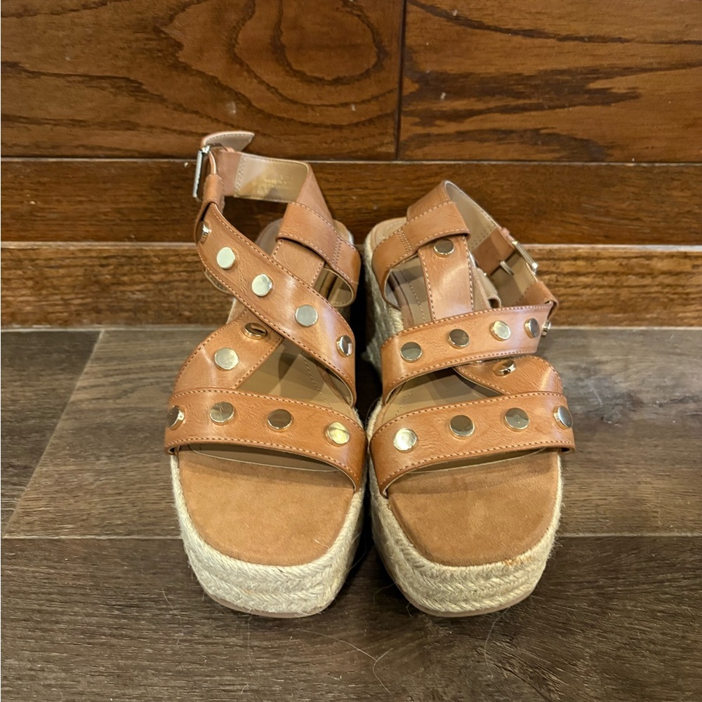 H&M Brown Espadrille Platform Sandals - Picture 2 of 7